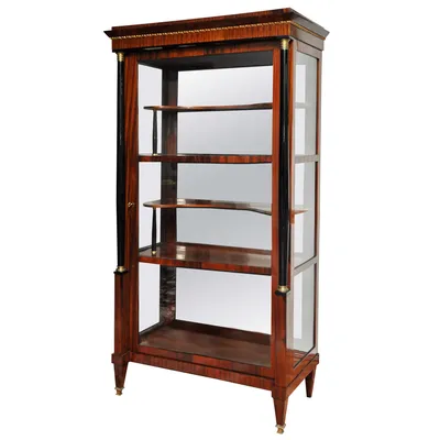 Biedermeier Mahogany Vitrine — image 3