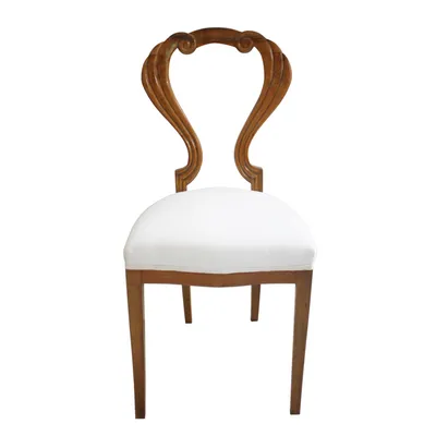 Set of Four Lyrical Biedermeier Chairs — image 4