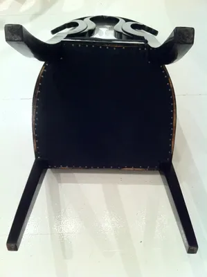Ebonized Biedermeier Chair — image 11