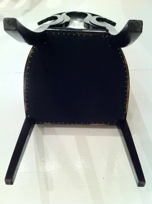 Ebonized Biedermeier Chair — image 4