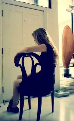 Ebonized Biedermeier Chair — image 13