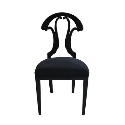 Ebonized Biedermeier Chair — image 9