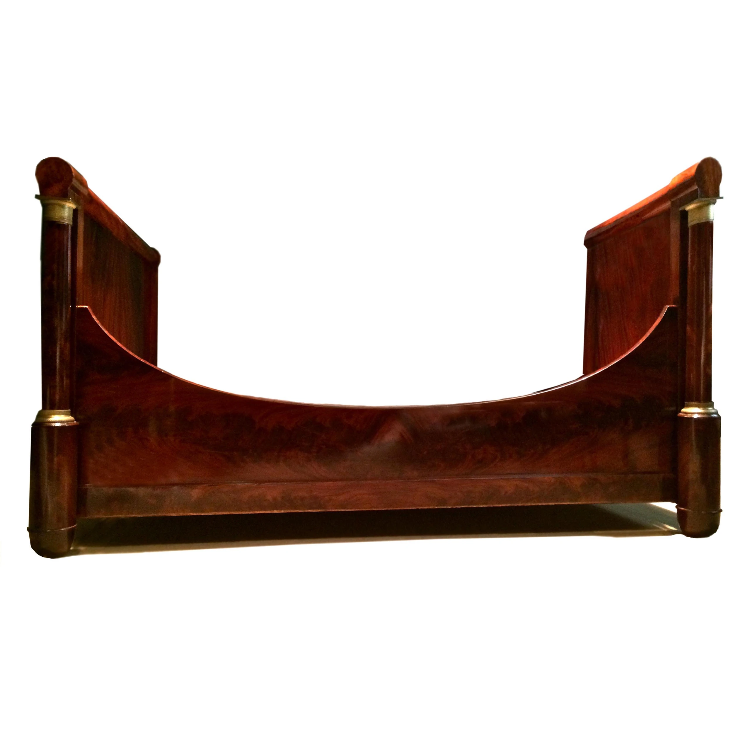 Charles X Mahogany Bed
