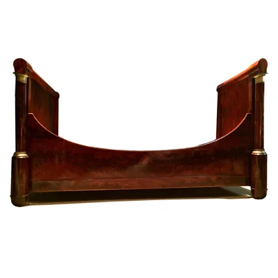 Charles X Mahogany Bed