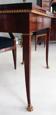 Elegant Neoclassical Folding Table — image 3