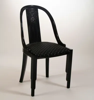 Set of 12 Art Deco Dining Chairs — image 4