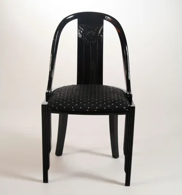 Set of 12 Art Deco Dining Chairs — image 9