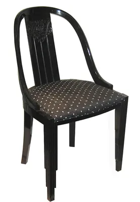 Set of 12 Art Deco Dining Chairs — image 5