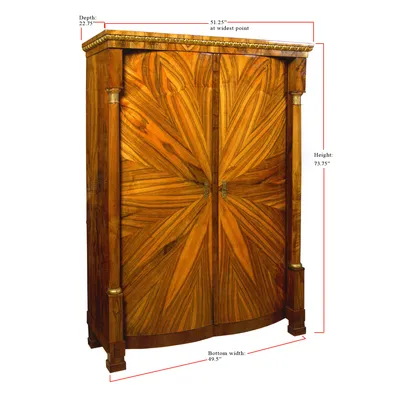 Exceptional Biedermeier Armoire — image 2