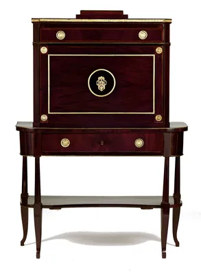 Russian mahogany secretaire — image 5