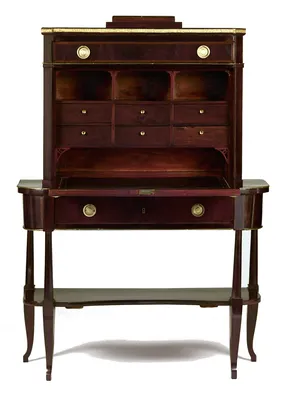 Russian mahogany secretaire — image 6