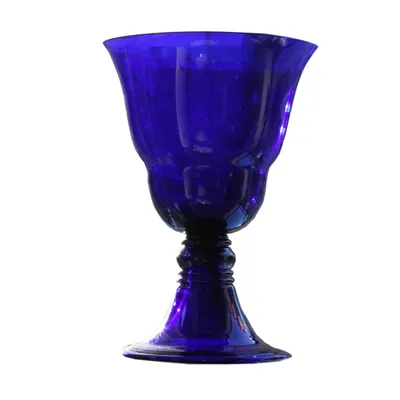 Blue Glass Vase by Carl Rehm — image 3