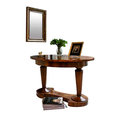 Exceptional Danhauser Oval Desk — image 4