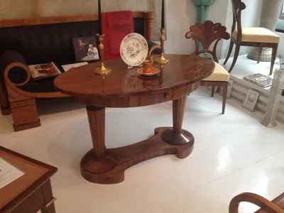 Exceptional Danhauser Oval Desk — image 7