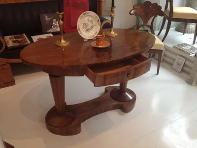 Exceptional Danhauser Oval Desk — image 9