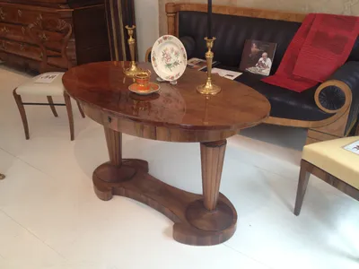 Exceptional Danhauser Oval Desk — image 6