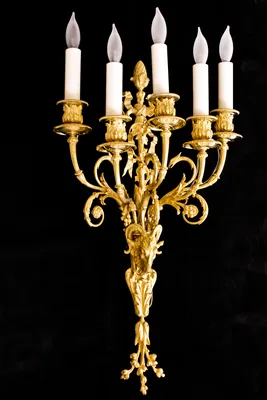 Fabulous Pair Neoclassical sconces — image 12