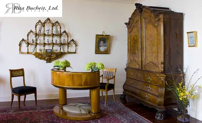 Dutch Burled Walnut Armoire — image 6