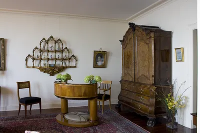 Dutch Burled Walnut Armoire — image 2