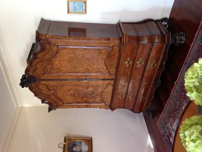Dutch Burled Walnut Armoire — image 15