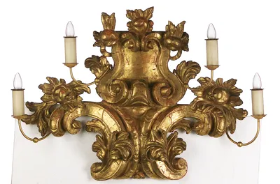 Baroque wood ornament — image 8