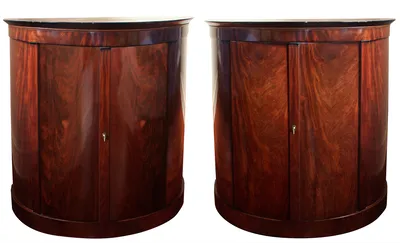*Pair of Demilune Cabinets — image 5