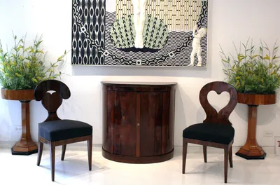 *Pair of Demilune Cabinets — image 7