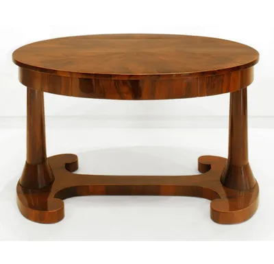 Fine Walnut Biedermeier Table