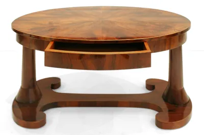 Fine Walnut Biedermeier Table — image 2