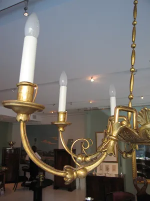 Biedermeier Eight-Arm Chandelier — image 9
