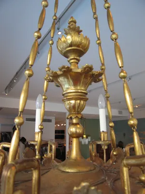 Biedermeier Eight-Arm Chandelier — image 21
