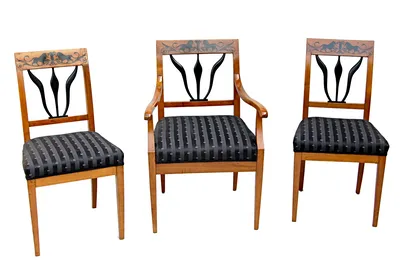 Fine Biedermeier Suite / Seating Furniture — image 32