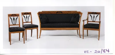 Fine Biedermeier Suite / Seating Furniture — image 25
