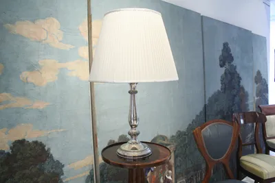 Silver Biedermeier Lamp — image 3