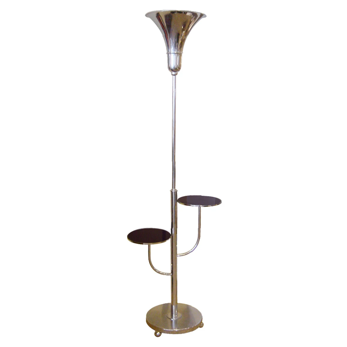 Art Deco Chrome Floor Lamp