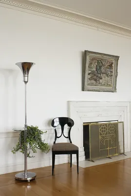 Art Deco Chrome Floor Lamp — image 11