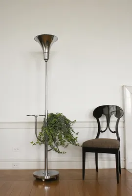 Art Deco Chrome Floor Lamp — image 7