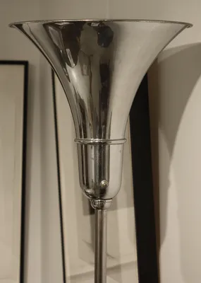 Art Deco Chrome Floor Lamp — image 8