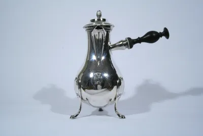 Charles X silver coffee pot — image 13