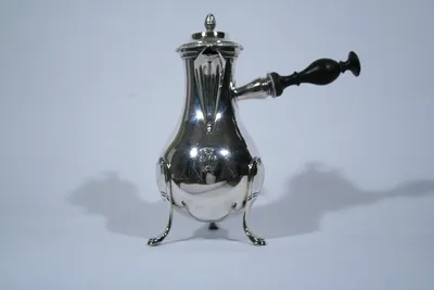 Charles X silver coffee pot — image 4