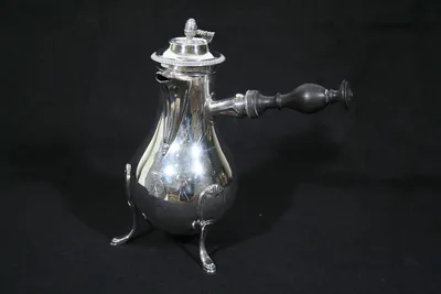Charles X silver coffee pot — image 5
