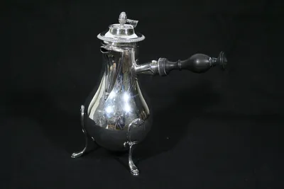 Charles X silver coffee pot — image 7