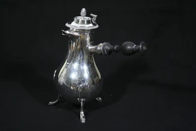 Charles X silver coffee pot — image 8