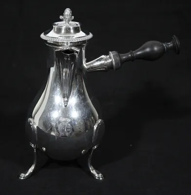Charles X silver coffee pot — image 35