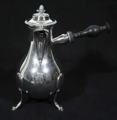 Charles X silver coffee pot — image 2