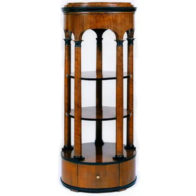 *Round Neoclassical Etagere