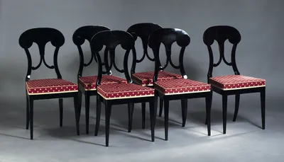 Set of Three Ebonized Chairs — image 19