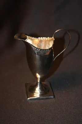 George III silver creamer — image 11