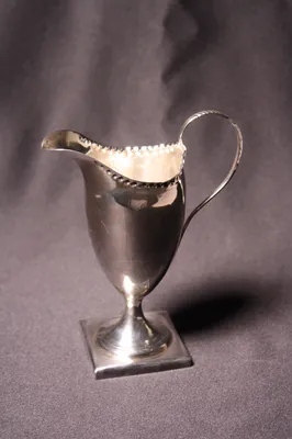 George III silver creamer — image 16
