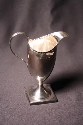 George III silver creamer — image 13